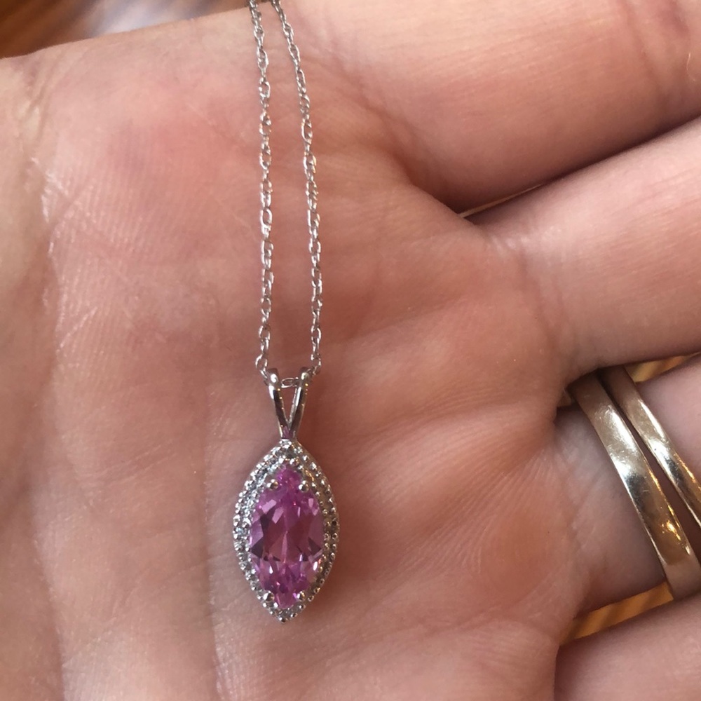 white gold Necklace